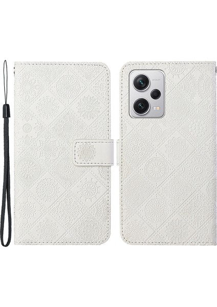 Xiaomi Redmi Için Note 12 Pro 5g/note 12 Pro Speed ​​5g/poco X5 Pro 5g Anti-Drop Deri Telefon Kapak-Beyaz (Yurt Dışından)