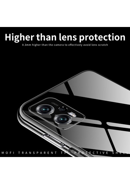 Xiaomi Redmi Için Note 11T Pro 5g/not 11T Pro+ 5g/poco X4 Gt 5g/redmi K50I 5g Yumuşak Tpu Telefon Kapağı Crystal Clear Anti-Drop Kılıfı (Yurt Dışından) modelleri