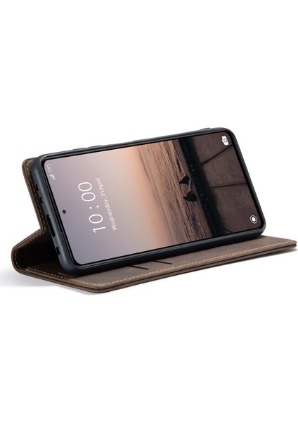 Xiaomi Redmi Için Telefon Kılıfı Not 12 5g (Global)/(Hindistan)/(Çin)/poco X5 5g Şok Geçirmez Pu Deri Kılıf Stand Kapak Kavurosu (Yurt Dışından)