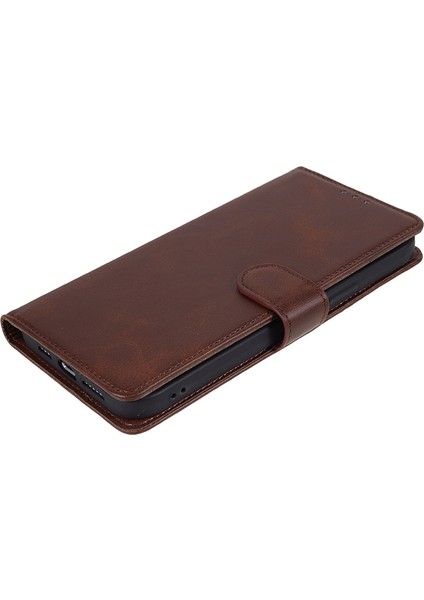 Xiaomi Için 13 Ultra Pu Deri Telefon Kılıf Buzağı Doku Cüzdan Stand Koruyucu Kapak-Kahverengi (Yurt Dışından) fiyatları