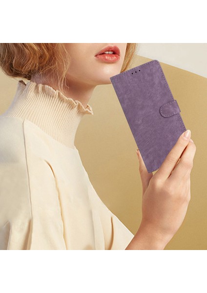 Xiaomi Redmi Için Deri Telefon Kılıfı Not 12 4g, Cilt Touch Cüzdan Stand Kapak-Moral (Yurt Dışından)