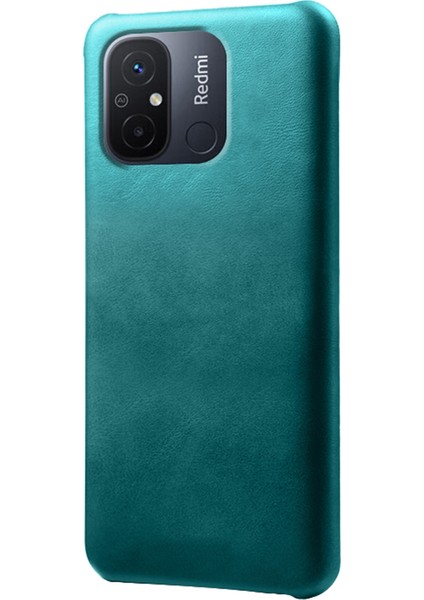 Xiaomi Redmi Için 12C 4g Buzağı Dokusu Telefon Kılıfı Deri Kaplamalı Pc Şok Geçirmez Kapak Yahudi (Yurt Dışından)