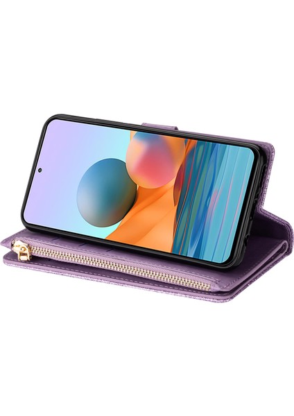 Xiaomi Poco X5 Pro 5g/redmi Için Note 12 Pro Speed ​​5g/note 12 Pro 5g Telefon Kılıfı Fermuar Cüzdan Pu Deri Kapak Doğru (Yurt Dışından)