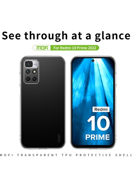 Xiaomi Redmi Için 10 Prime 2022 4g Esnek Tpu Çizilmeye Dayanıklı Kasa Kamera Koruma Defender Telefon Kapağı (Yurt Dışından) fiyatları