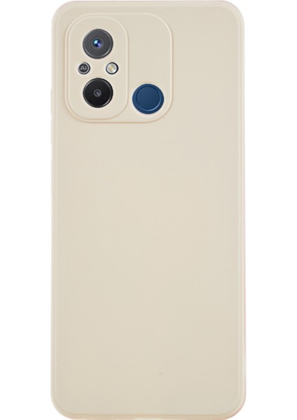 Xiaomi Redmi Için 12C 4g Tpu Hassas Kesme Telefon Kılıfı Düz ​​kenar Etkisi Dirençli Şok Geçirmez Kapak-Beyaz (Yurt Dışından)