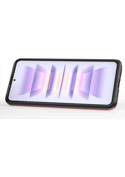 Xiaomi Poco F5 Pro 5g/redmi K60 Pro 5G/K60 5g Cep Telefonu Kılıf Halkası Kickstand Şok Geçirmez Telefon Kapak-Kırmızı (Yurt Dışından) fırsatları