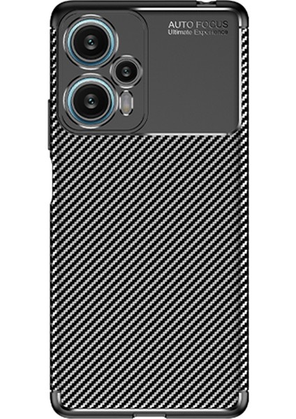 Xiaomi Redmi Için Yumuşak Tpu Kılıfı Not 12 Turbo/poco F5 5g Karbon Fiber Doku Şok Geçirmez Cep Telefonu Kapağı (Yurt Dışından)