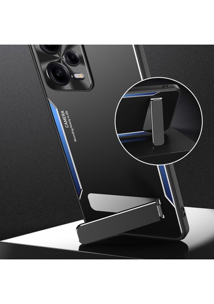 Xiaomi Redmi Için Note 12 Pro 5g Kickstand Bırak-Kötü Kılıf Tpu+Alüminyum Alaşımlı Telefon Kapağı-Sold (Yurt Dışından) modelleri