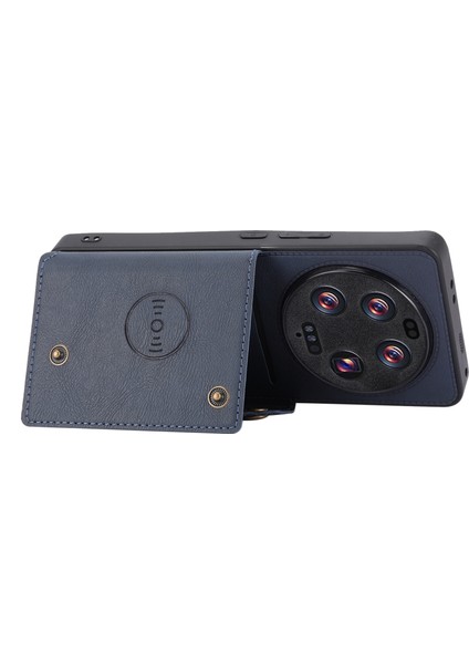 Xiaomi Için Telefon Kılıfı 13 Ultra Kart Tutucu Kickstand Pu Deri Kaplamalı Tpu Şok Geçirmez Arka Kapak Mavisi (Yurt Dışından) modelleri