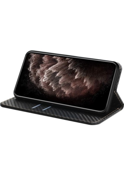 Xiaomi Poco X5 Pro 5g/redmi Için Note 12 Pro 5g/note 12 Pro Hız 5g Deri Telefon Kılıfı Stand-Black (Yurt Dışından)