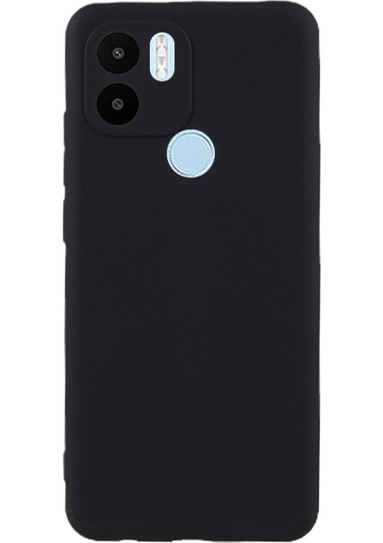 Xiaomi Için Redmi A1+ 4g/a2+ 4g/poco C50 4g Mat Finish Yumuşak Tpu Telefon Kılıf Anti-Damla Koruyucu Arka Kapak Black (Yurt Dışından)
