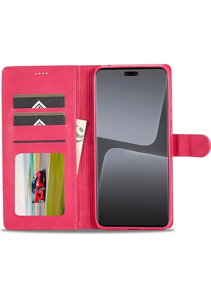 Xiaomi 13 Lite/civi 2 5g Stand Pu Deri Telefon Kılıf Cüzdan Buzağı Dokusu Telefon Kapak Pembe (Yurt Dışından) fiyatları