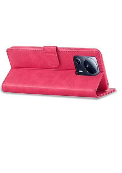 Xiaomi 13 Lite/civi 2 5g Stand Pu Deri Telefon Kılıf Cüzdan Buzağı Dokusu Telefon Kapak Pembe (Yurt Dışından) fırsatları