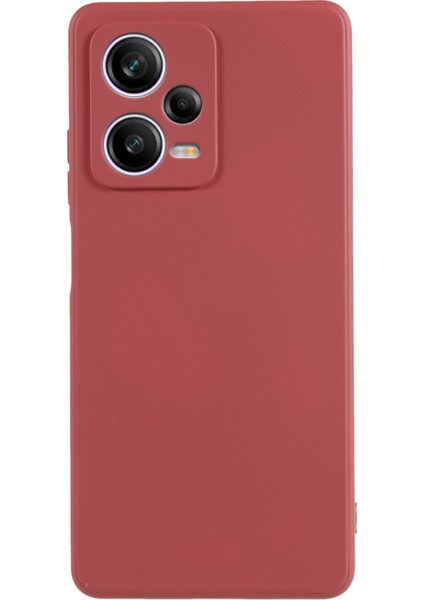 Xiaomi Redmi Için Note 12 Pro 5g Kırmızı Dayanıklı Tpu Kasa Fiber Astar Ka Koruyucu Telefon Kapağı Hawthorn Kırmızı (Yurt Dışından) fiyatları