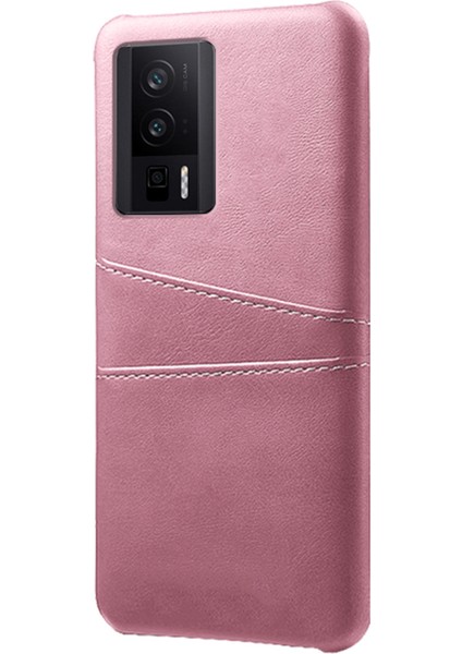 Xiaomi Için Poco F5 Pro 5g/redmi K60 Pro 5G/K60 5g Pu Deri+Sert Pc Telefon Kılıfı Çift Kart Tutucu Ultra Ince Koruyucu Kabuk Kapak Çizgi Altın (Yurt Dışından) fiyatları
