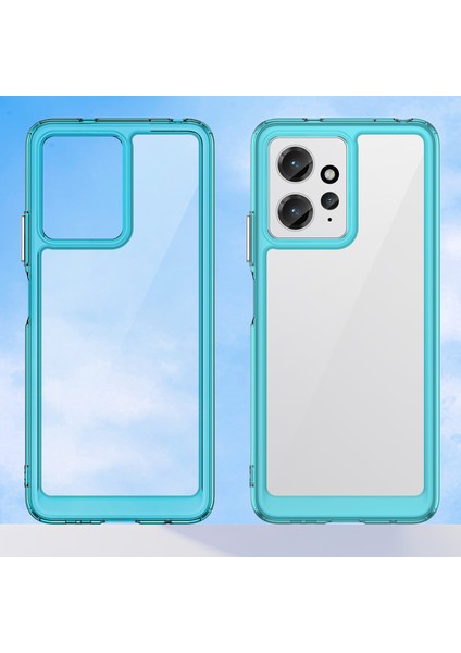 Xiaomi Redmi Için Not 12 4g Tpu+Akrilik Telefon Kılıfı Damla Geçirmez Telefon Kapak Tespit Mavi (Yurt Dışından) fiyatları