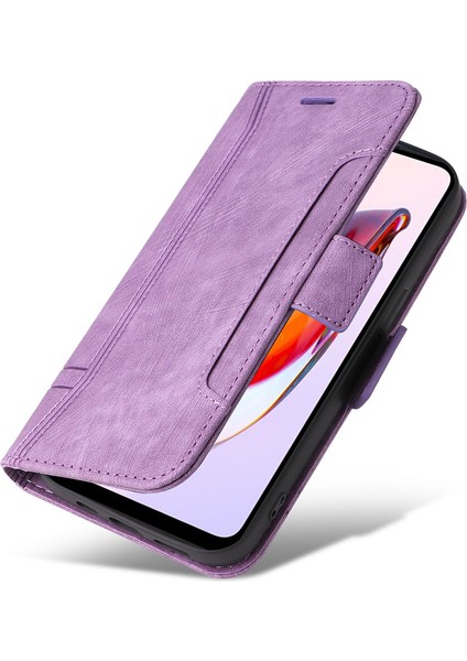 Xiaomi Redmi Için 12C 4G/11A 4g/poco C55 4g Cüzdan Telefon Kılıfı Şok Geçirmez Pu Deri Kapak Morası (Yurt Dışından) indirimleri