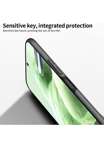 Xiaomi Için Shield Mat Serisi Poco X5 5g/redmı Not 12 5g (Global)/(Hindistan) Çizgiye Karşı Telefon Kılıfı Buzlu Sert Pc Kapak Yeşili (Yurt Dışından)
