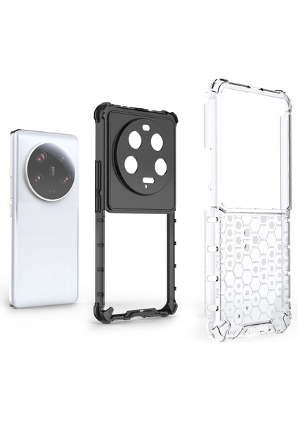 Xiaomi 13 Ultra Anti-Slatch Petek Dokusu Telefon Kılıfı Tpu+Pc Anti-Drop Akıllı Telefon Kapak Yeşil (Yurt Dışından) fiyatları