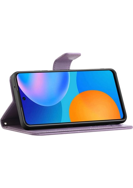 Xiaomi Redmi Için Deri Telefon Kılıfı Not 12S 4g Kelebek Çiçek (Yurt Dışından)