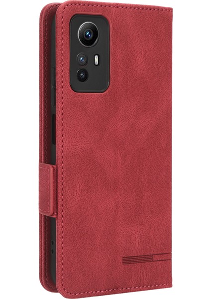 Xiaomi Için Redmi Not 12S 4g Toz Geçirmez Telefon Kılıfı Donanım Dekor Stand Kapağı Cüzdan Pu Deri Kabuk Rose (Yurt Dışından) indirimleri