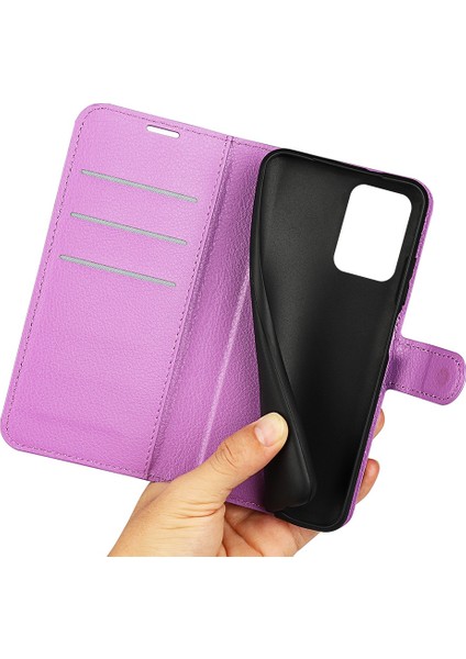 Xiaomi Redmi Için Note 12 5g (Global)/(Hindistan)/(Çin)/poco X5 5g Tam Koruma Kılıfı Flip Anti-Sracratch Litchi Doku Pu Deri Deri Stand Cüzdan Telefon Kapak-Göstergesi (Yurt Dışından) fırsatları