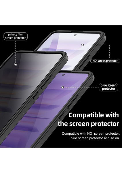 Xiaomi Poco F5 Pro 5g/redmi K60 Pro 5G/K60 5g Sert Pc Yumuşak Tpu Anti-Çizgiye Dönüş (Yurt Dışından)