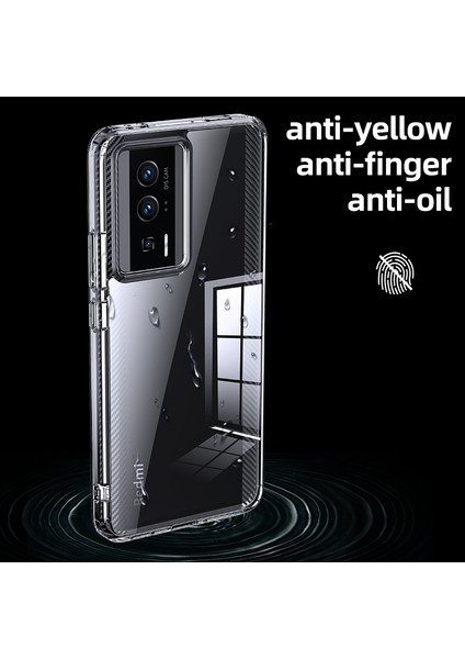 Xiaomi Poco F5 Pro 5g/redmi K60 Pro 5G/K60 5g Sert Pc Yumuşak Tpu Anti-Çizgiye Dönüş (Yurt Dışından)