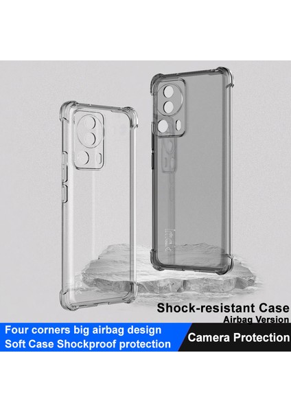 Xiaomi 13 Lite/civi 2 5g Telefon Kılıfı Hava Yastığı Damla Koşullu Tpu Geri Kapak Tespit Edici Siyah (Yurt Dışından) modelleri