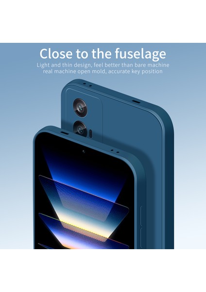 Xiaomi Poco F5 Pro 5g/redmi K60 Pro 5G/K60 5g Fiber Akın Astar Yumuşak Tpu Telefon Kapak-Dark Mavi (Yurt Dışından) indirimleri