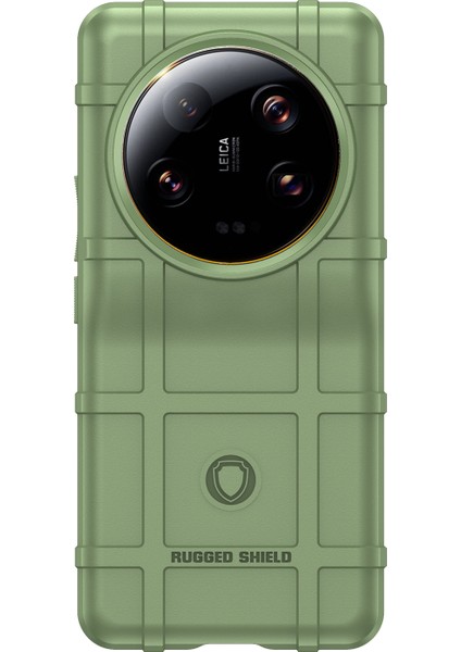 Xiaomi 13 Ultra Anti-Cratch Telefon Kasası Kare Izgara Dokusu Tpu Telefon Kapak Yeşil (Yurt Dışından) fiyatları