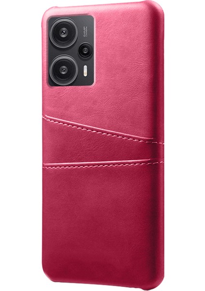 Xiaomi Için Redmi Note 12 Turbo/poco F5 5g Telefon Kılıfı Çift Kart Yuvaları Deri Kaplamalı Pc Telefon Kapak Çizgisi (Yurt Dışından)