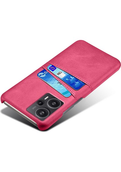 Xiaomi Için Redmi Note 12 Turbo/poco F5 5g Telefon Kılıfı Çift Kart Yuvaları Deri Kaplamalı Pc Telefon Kapak Çizgisi (Yurt Dışından)
