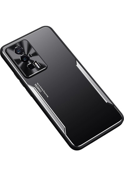 Xiaomi Redmi K60 5G/K60 Pro 5g/poco F5 Pro 5g Alüminyum Alaşım+Tpu Telefon Kılıfı Anti-Fall Kabuk-Silver (Yurt Dışından)