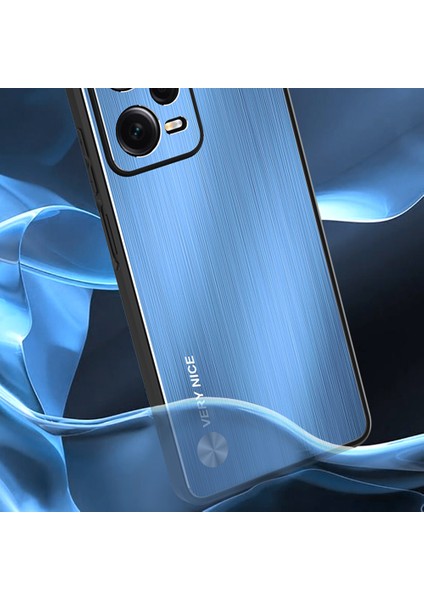Xiaomi Redmi Için Note 12 Pro 5g Tpu Çerçeve Telefon Kılıfı Fırçalanmış Alüminyum Alaşım Arka Kapak Black (Yurt Dışından) modelleri