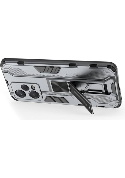 Xiaomi Redmi Için Note 12 Pro 5g Hibrid Yumuşak Tpu Hard Pc Kaymaz Koruyucu Kasa Kickstand Anti-Cratch Telefon Kapak-Grey (Yurt Dışından) fırsatları