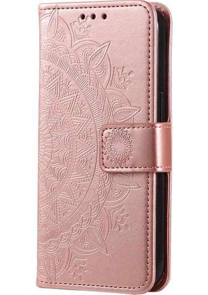 Xiaomi Için 13 Ultra Pu Deri Telefon Kapağı Baskılı Mandala Çiçek Desen Standı Cüzdan Anti-Dust Cep Telefonu Kılıf Golü Altın (Yurt Dışından) indirimleri