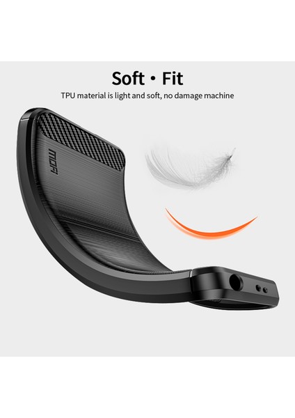Xiaomi Redmi Için Note 12 Pro 5g Xiaomi Redmi Note 12 Pro 5g/not 12 Pro Speed ​​5g/poco X5 Pro 5g Yumuşak Tpu Telefon Kılıfı Karbon Fiber Fırçalı Telefon Arka Kapak Black (Yurt Dışından)
