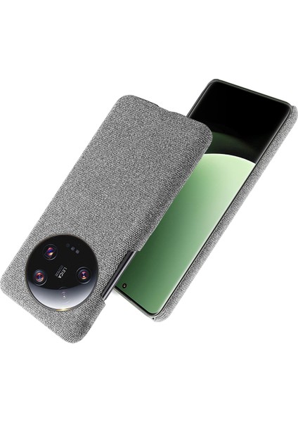 Xiaomi 13 Ultra, Kumaş+Sert Pc Koruyucu Telefon Kapak Işık Gri (Yurt Dışından) indirimleri