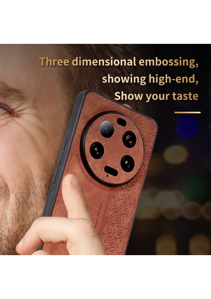 Xiaomi 13 Ultra Pu Deri+Tpu Cep Telefon Kılıfı Baskılı Desen Akıllı Telefon Kabuğu Kapak Kahverengi (Yurt Dışından) indirimleri