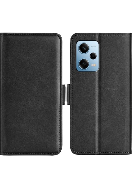 Xiaomi Redmi Için Note 12 Pro 5g/note 12 Pro Speed ​​5g/poco X5 Pro 5g Telefon Stand Pu Deri Cüzdan Telefon Kapak Black (Yurt Dışından)
