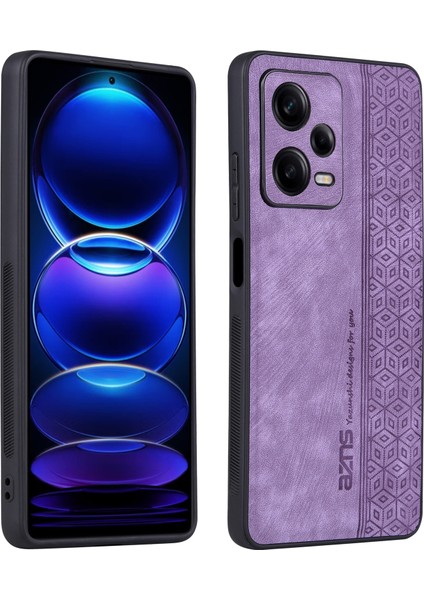 Xiaomi Redmi Için Note 12 5g (Global)/(Hindistan)/poco X5 5g Baskılı Pu Deri Kaplamalı Tpu Kapak Telefon Vaka-Doğru (Yurt Dışından)