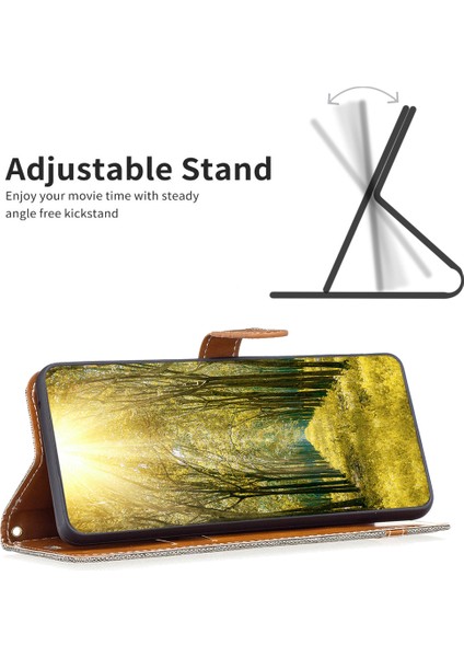 Xiaomi Için 13 Lite/civi 2 5g Kot Pantolon Pu Deri Cüzdan Kapağı Kapak Önleme Karşıtı Flip Standı Telefon Vaka-Grey (Yurt Dışından)
