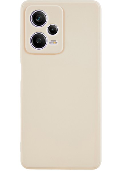 Xiaomi Redmi Için Note 12 Pro 5g Düz Kenar Tasarım Telefon Kılıfı Yumuşak Tpu Hassas Kesim Anti-Çizik Kapak-Beyaz (Yurt Dışından)