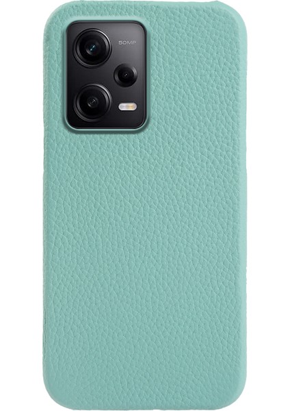 Xiaomi Redmi Için Note 12 Pro 5g/note 12 Pro Speed ​​5g/poco X5 Pro 5g Telefon Kılıfı Orijinal Inek Deri Kaplamalı Pc Manyetik Kabuk Yeşil (Yurt Dışından)