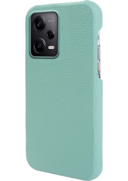 Xiaomi Redmi Için Note 12 Pro 5g/note 12 Pro Speed ​​5g/poco X5 Pro 5g Telefon Kılıfı Orijinal Inek Deri Kaplamalı Pc Manyetik Kabuk Yeşil (Yurt Dışından)