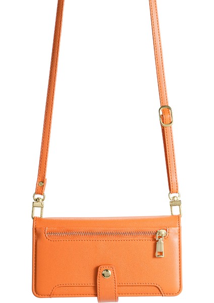 Xiaomi 13 Ultra Anti-Contision Pu Deri+Tpu Telefon Kapak Stand Cüzdan Kılıfı Zipper Cep-Orange (Yurt Dışından) fiyatları