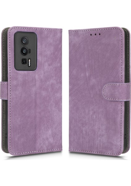 Xiaomi Için Redmi Poco F5 Pro 5g/redmi K60 Pro 5G/K60 5G/K60 Şampiyonu Edition Deri Telefon Kılıfı Rfıd Engelleme Koruyucu Flip Cüzdan Kapak-Doğru (Yurt Dışından)