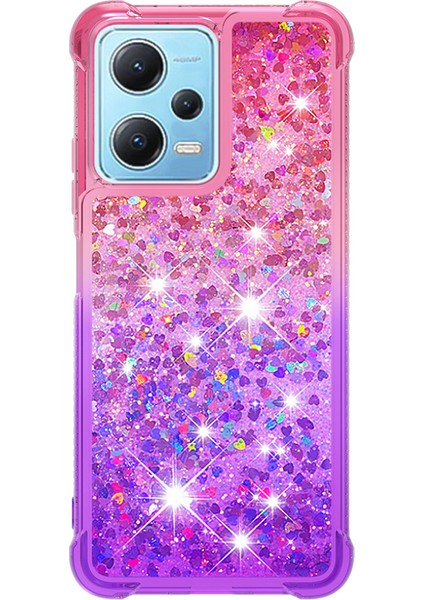 Xiaomi Için Redmi Note 12 4g Gradyan Akan Sıvı Kasa Şok Geçirmez Tpu Telefon Kapak-Pink+Mor (Yurt Dışından) fiyatları