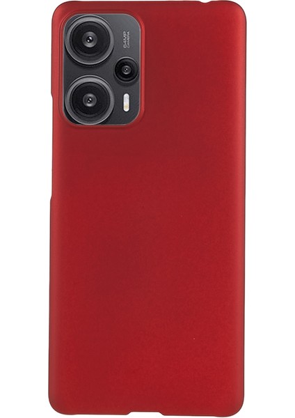 Xiaomi Için Redmi Note 12 Turbo/poco F5 5g Kalu Telefon Kılıfı Çırpmaya Dayanıklı Sert Pc Arka Kapak Kırmızı (Yurt Dışından)